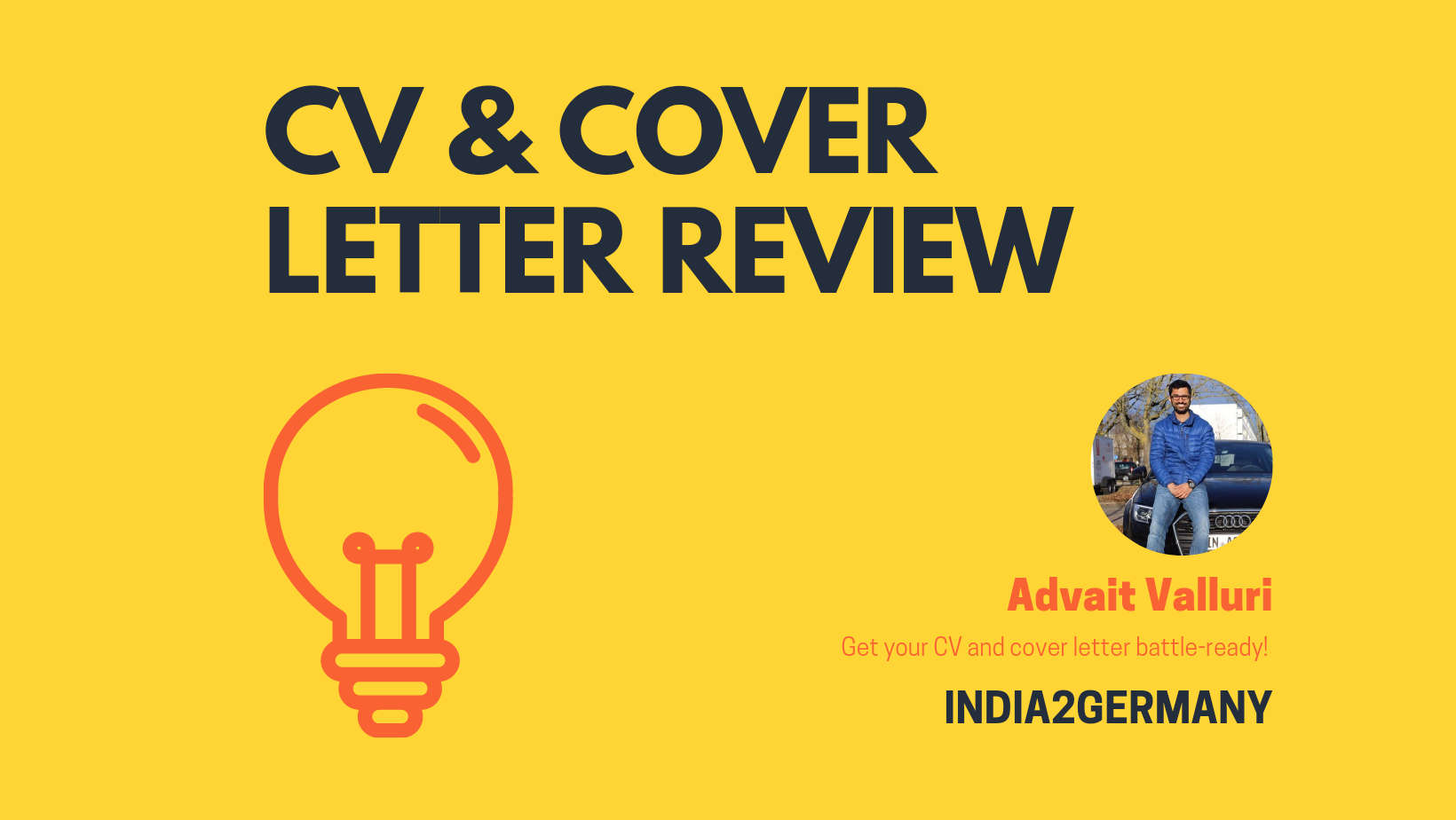 Preparing your cover letter for job applications in Germany with Advait Valluri